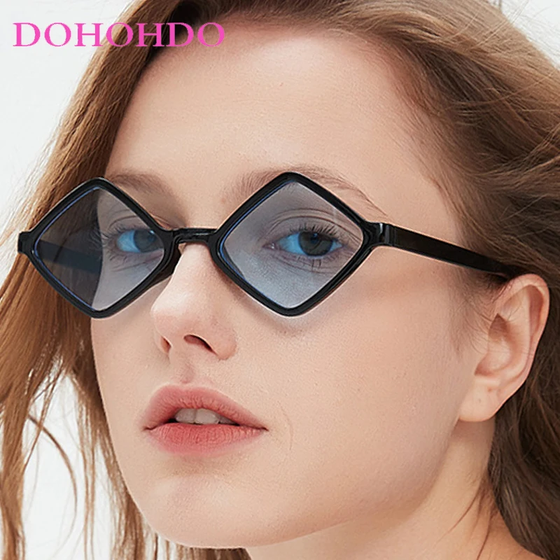Luxury Designer Polygonal Women Sunglass High Quality Small Frame Candy Colors Sunglass Men Outdoor Travel Eyewear Female UV400