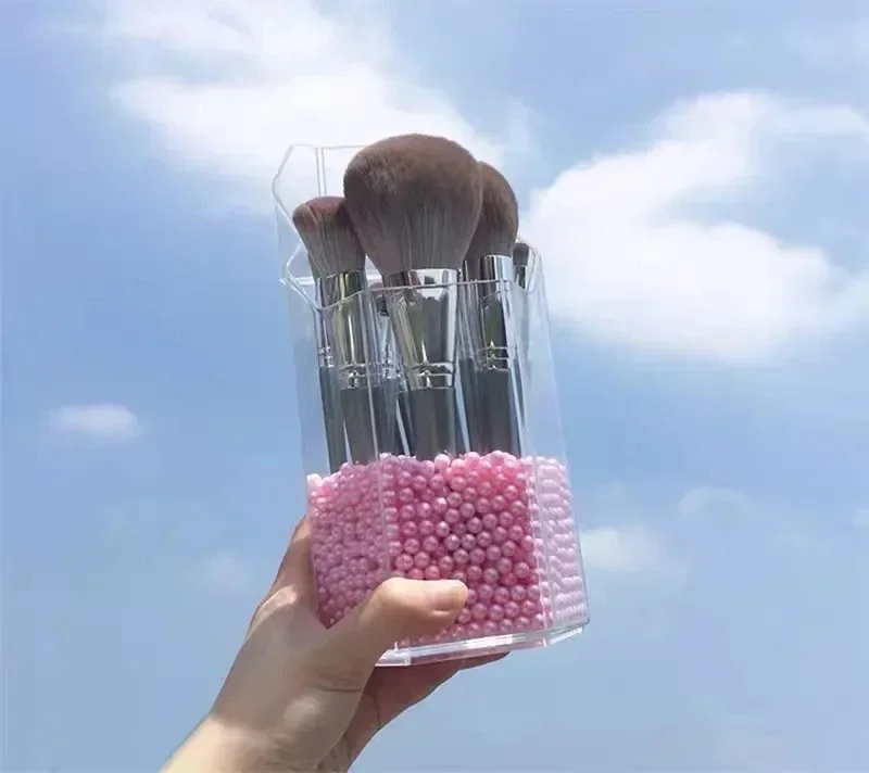 Zachte pluizige make-upborstels Set Complete oogschaduw Markeerstift Concealer Lipborstels Blending Beauty Make Up beauty Tool