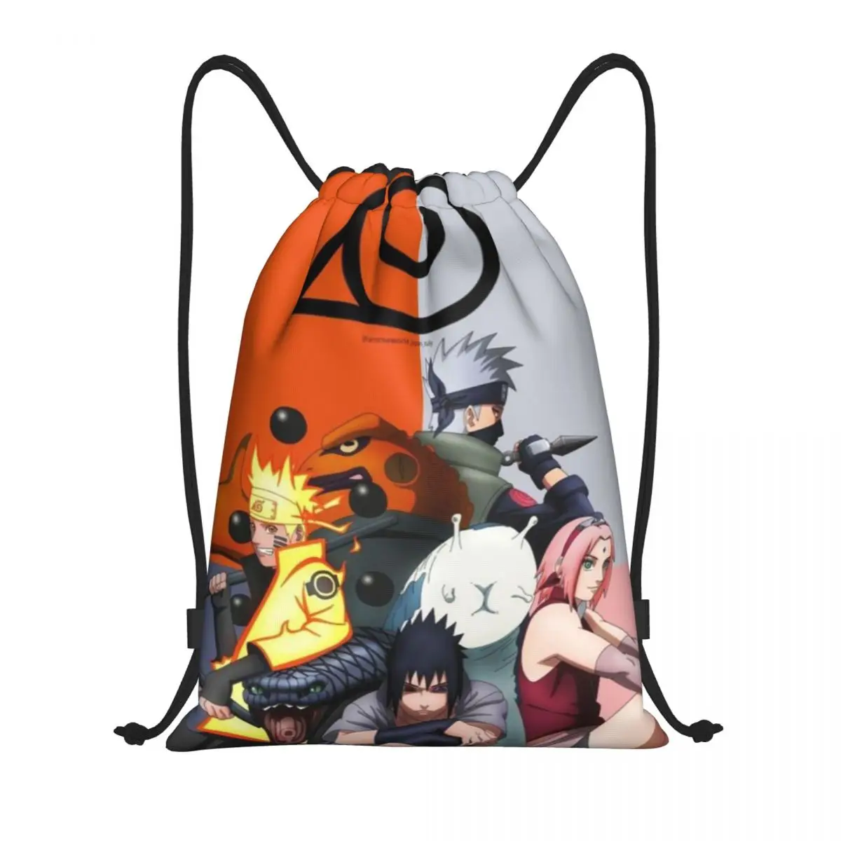 

Custom Name Waterproof Outdoor Beach Swimming Sports Drawstring Backpack Naruto Organizer Gym Storage Bag