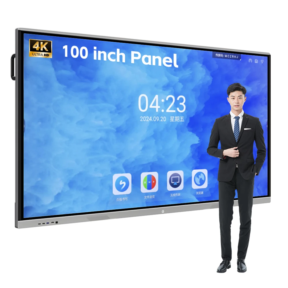 

55 65 75 85 Inch Finger Multi Touch Screen Smart LCD Electronic Digital Interactive Boards Smart Interactive Whiteboard
