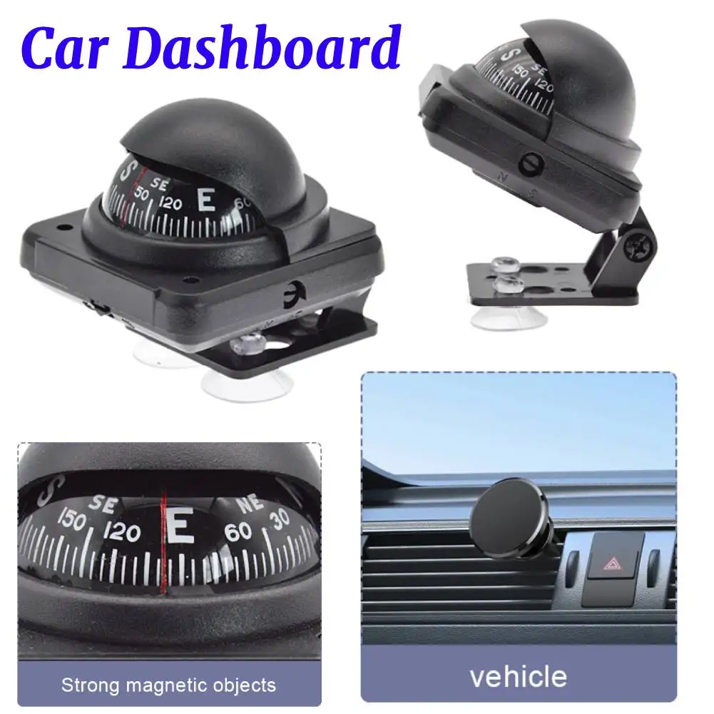 Bússola Magnética de Navegação Multifuncional Digital para Carro, Embarcação, Barco, Caravana e Caminhão