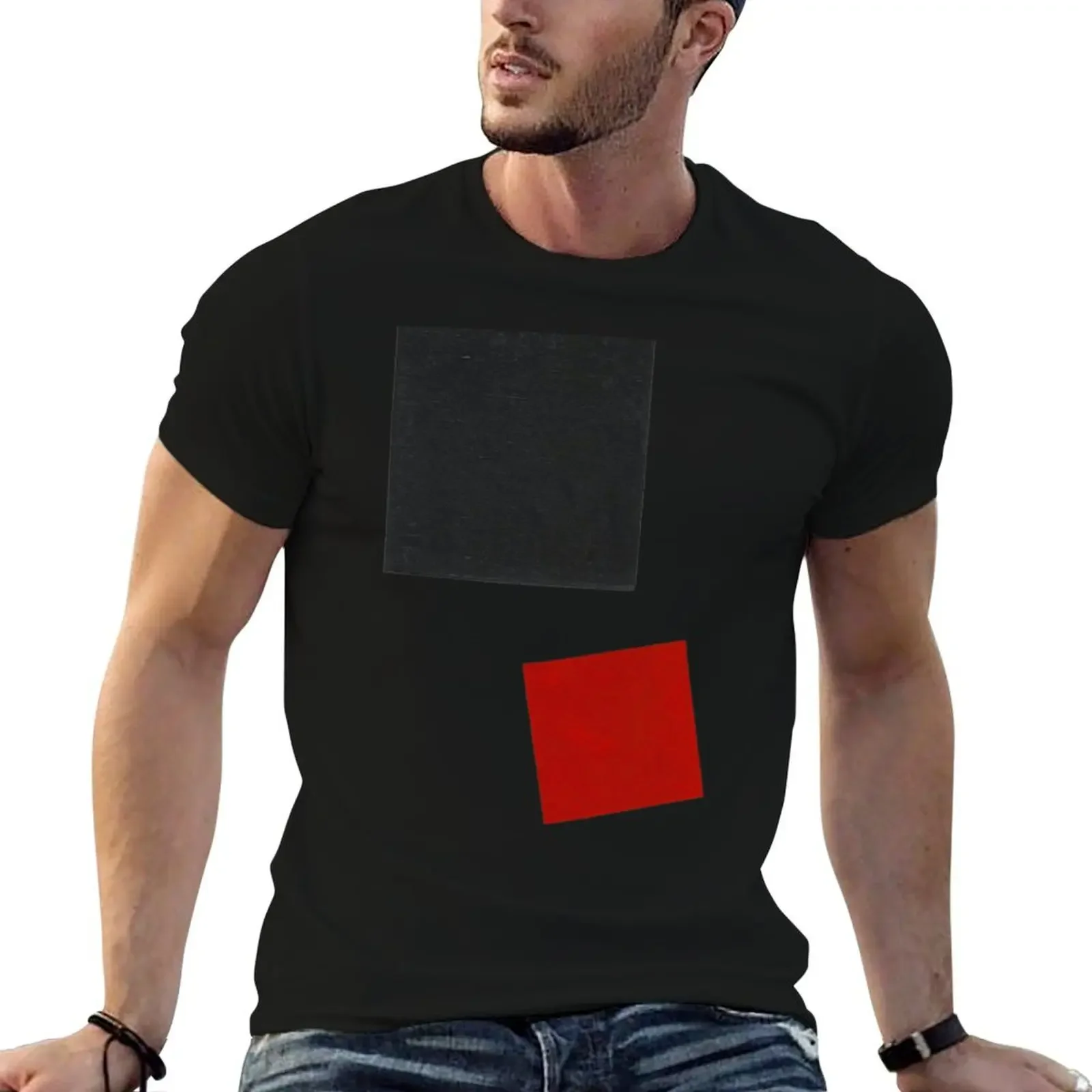 Kasimir Malevitch, Color masses in the fourth dimensions, 1915 T-Shirt oversizeds quick-drying plain white t shirts men