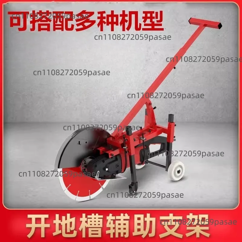 

Ground Grooving Machine Cement Concrete Reinforced Pavement Hydropower Grooving High Power Hand Push Cutting Machine