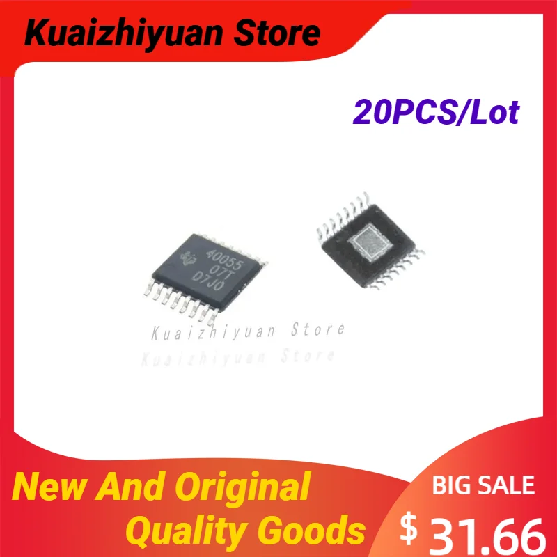 20PCS/Lot New And Original TPS40055PWPR TPS40055PWP TPS40055 TSSOP-16 Wide Input Sync Buck Cntrlr Quality Goods