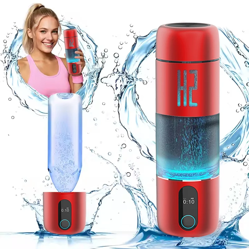 Rechargeable Hydrogen Generator Ionizer 5000PPB H2 Rich Cup Portable Hydrogen Rich health Maker USB Hydrogen Water Bottle