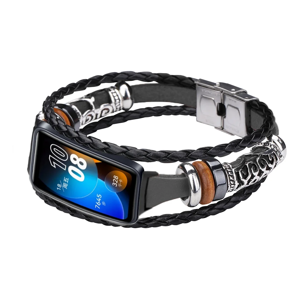 Retro Strap For Huawei Band 8 Watchband INS Style Bracelet Replacement For Huawei Band 9 Wristband DIY Fashion Correa