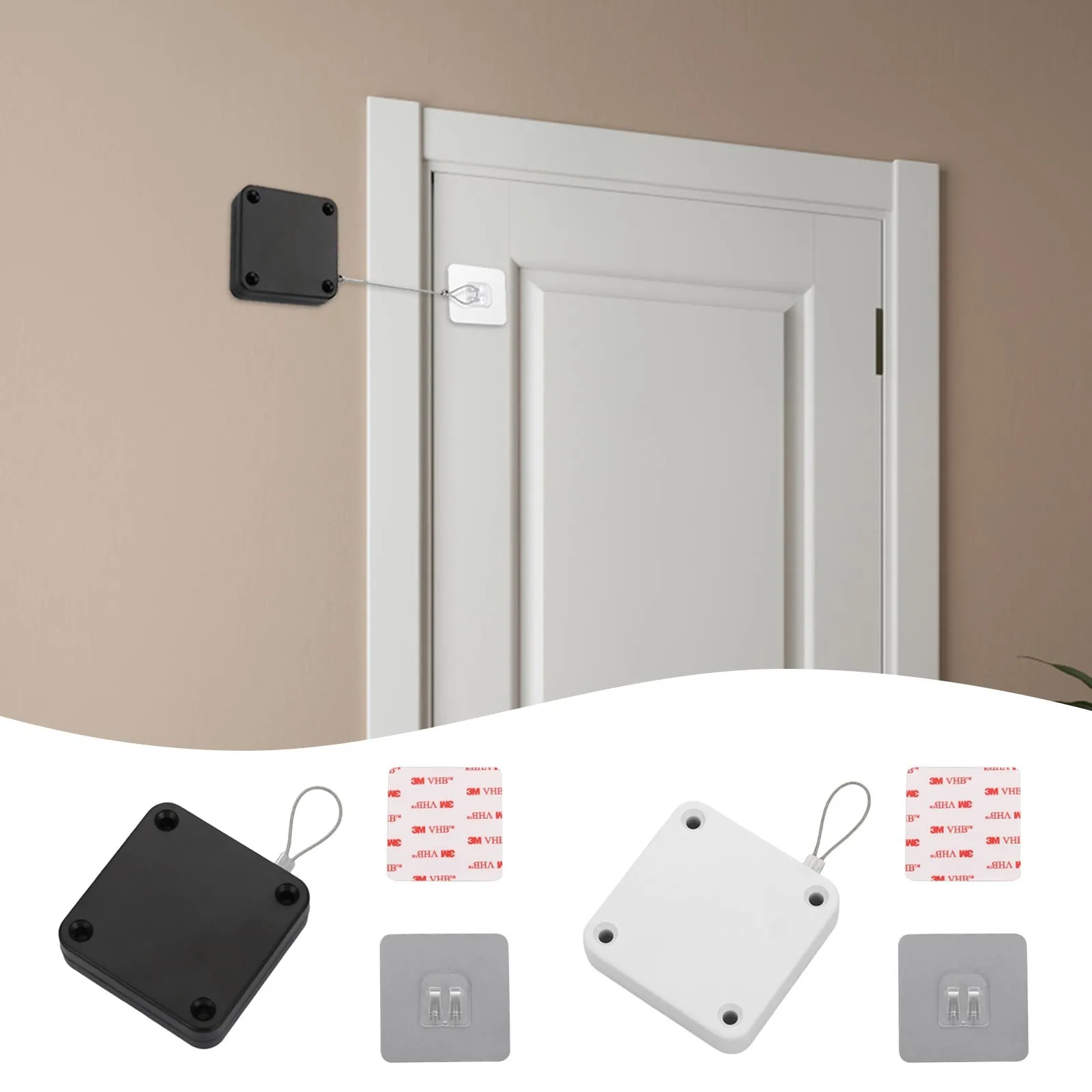 Door Check Stopper Shower Curtain Closer Automatic Shower Curtain Opener And Closer 1000g No Punch Automatic Sensor Door Closer