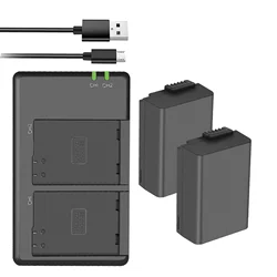 EN-EL25 EN-EL25a ENEL25 2000mAh Rechargeable Li-ion Battery with LED Charger for Nikon Z50 Z30 ZFC Mirrorless Digital Cameras