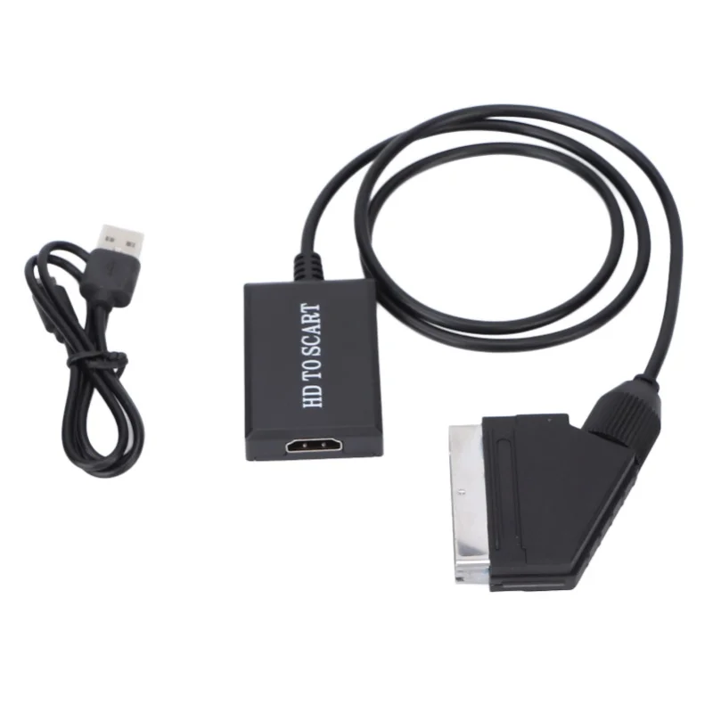 Konwerter interfejsu multimedialnego HD na SCART Adapter wideo interfejsu multimedialnego HD