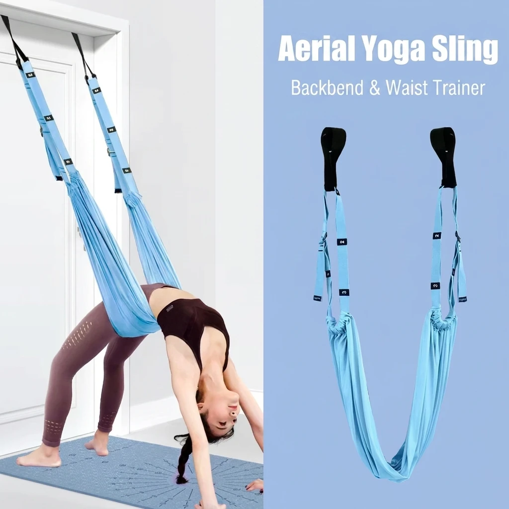 Advanced Aerial Yoga Rope - Professional Home Yoga Assistant, Luxury Fitness Gear, Single Piece