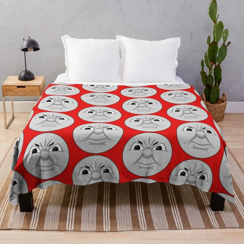 James (angry face) Throw Blanket Soft Plush Plaid Luxury St sofa bed Blankets