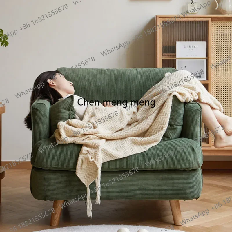 

Vintage Living Room Chair Reading Green Normal Armrest Fabric Chair Back Support Sillones Para Sala De Estar Home Furniture