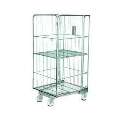 Retail Wholesale Roll Container Transportation Cargo Supermarket Logistics Trolley Warehouse Carts