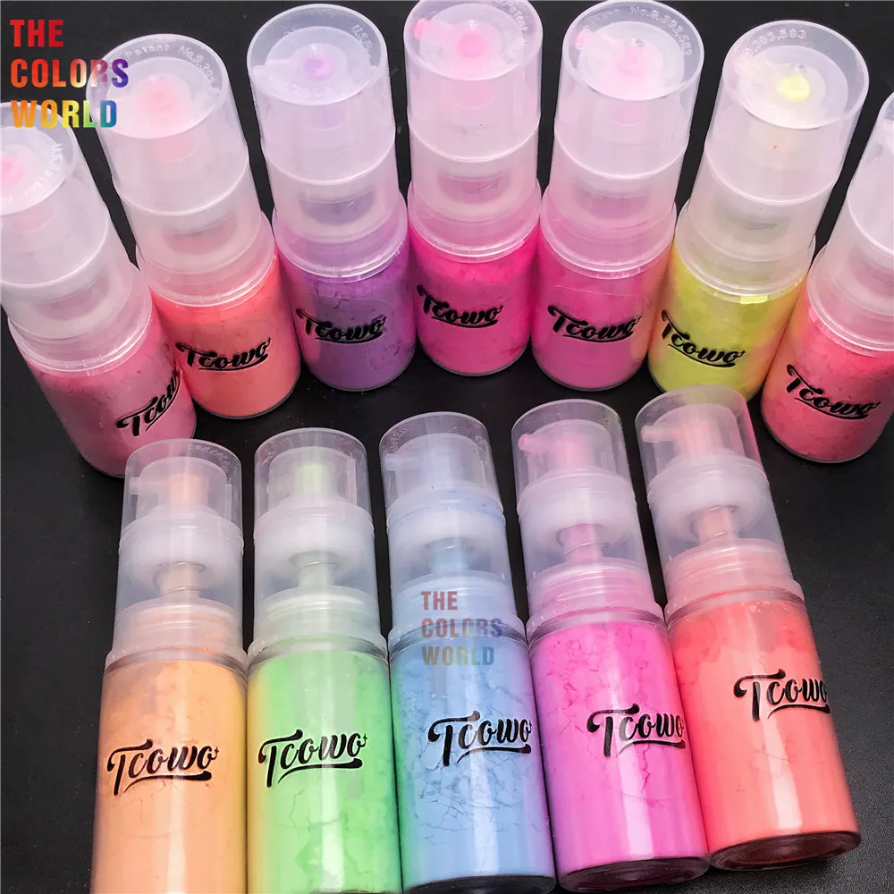 TCT-895 Pastel Neon Powder Gradient Ombre Spray Bottle Hair Body Glitter Spray lady glitter sparkles for Prom Parties And Events