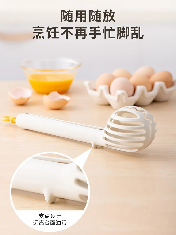 Egg clip noodle magic tool kitchen multi-function egg beater bread grab spoon egg Lo mein food clip