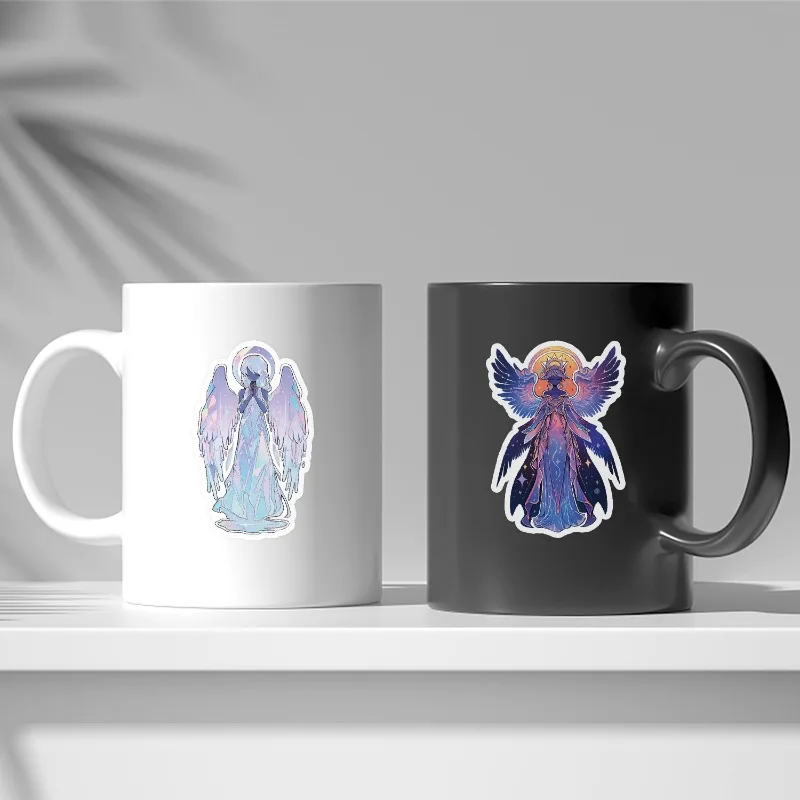 50 Uds. Pegatinas decorativas de grafiti creativas de sirena de Ángel personalizadas de dibujos animados