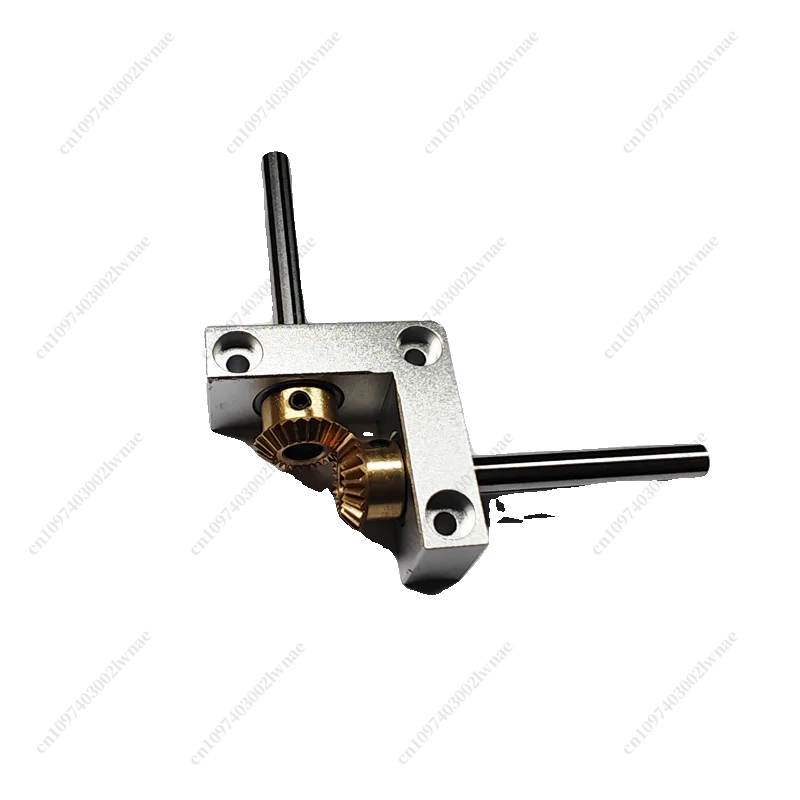 Small 90 Degree 1:1 Gearbox,Mini Right Angle Rotator, 4/5mm, Self Assembling,Gear Commutator Model