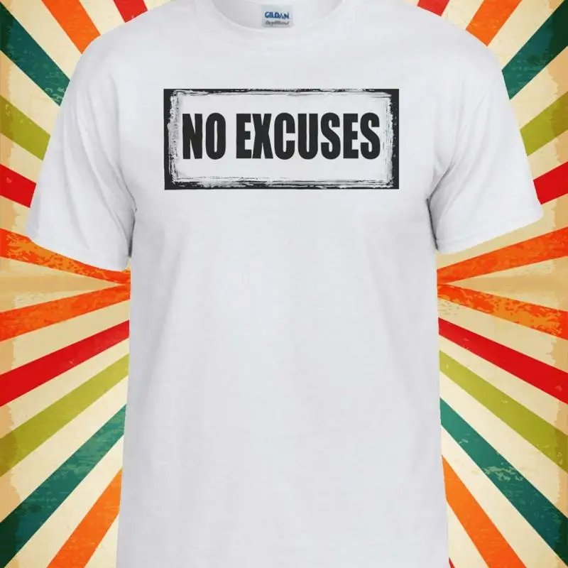 

No Excuses Gym Workout Summer Novelty Men Women Vest Tank Top Unisex T Shirt 997