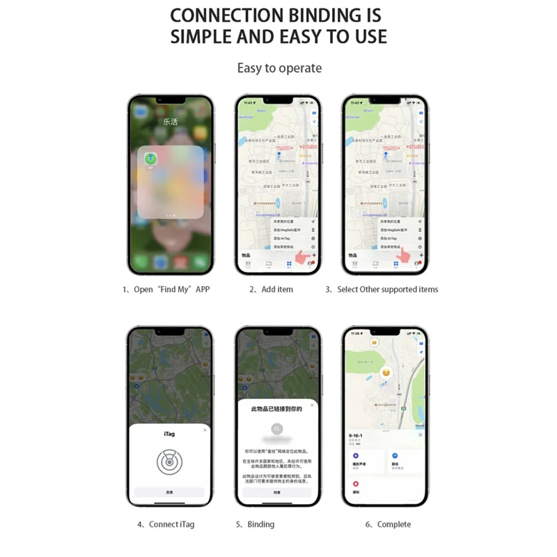 【Gandingan】 3 In 1 Tahan Air + Gantungan Kunci + Casing Tali untuk Airtag Ponsel Global Menemukan Pencari Lokasi Pencegahan Kehilangan untuk Pelacak Findmy