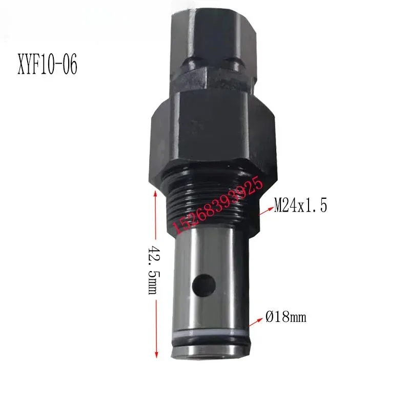 Hydraulic Relief Valve Pilot Safety Valve Construction Machinery Crane Manual Adjustable Pressure Valve XYF10-05 XYF10-06
