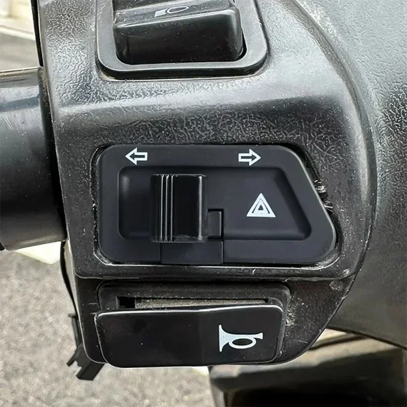 Luci di avvertimento per moto interruttori a doppio Flash accessori per la modifica del veicolo elettrico per moto indicatori di direzione Starter