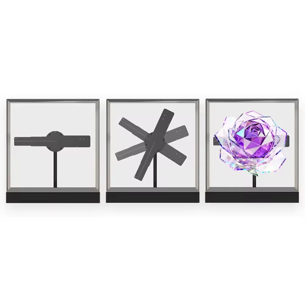 New Portable 3D Hologram Fan Projector -  App Controlled Gift Edition