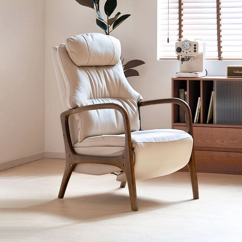 

New M7 electric single sofa living room massage recliner solid wood sofa comfortable