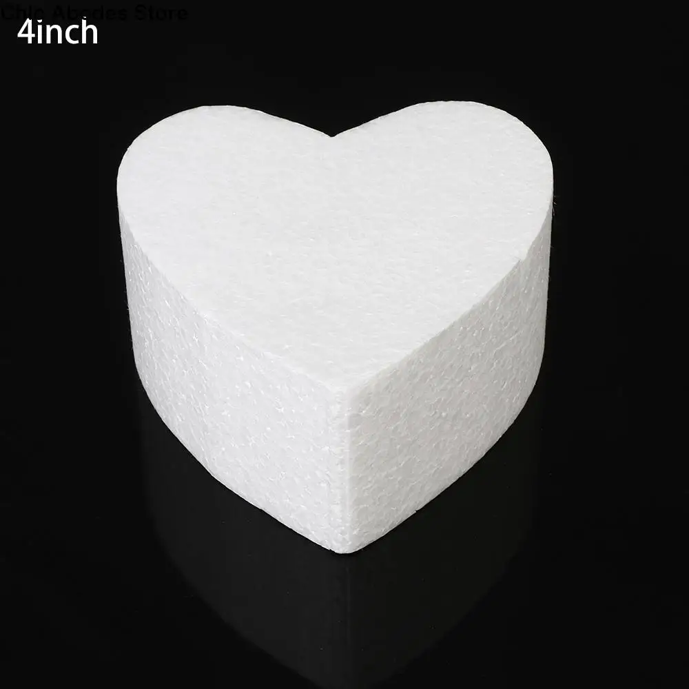 

Wedding Decor Sugarcraft Heart Shaped Polystyrene Kitchen Accessories Dummy Cake Model DIY Model Practice Model Cake Foam Mould