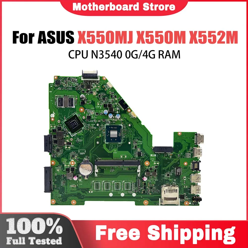 

X550MD with N2840 N3540 CPU GT920M RAM-0GB Mainboard For ASUS X550MJ X552M X550M Y582M DX992M Laptop Motherboard