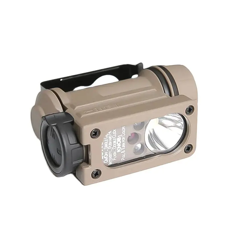 FMA Helmet Light Rattlesnake Compact II Hand Free Light Optional Tactical NVG Helmet Rail Mount TB1474