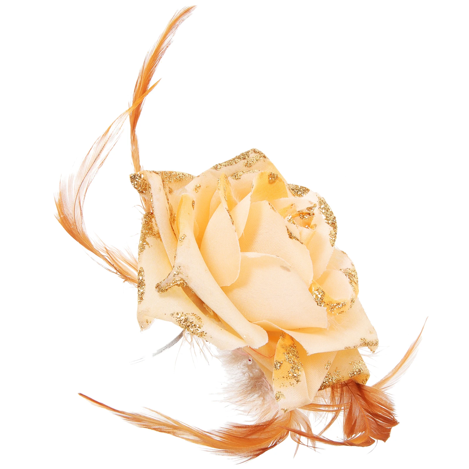 

Rose Hair Accessories Bridal for Women Wedding Flower Clip Fabric Floral Brooch Clothing Bridesmaid Fancy Headpiece Pin