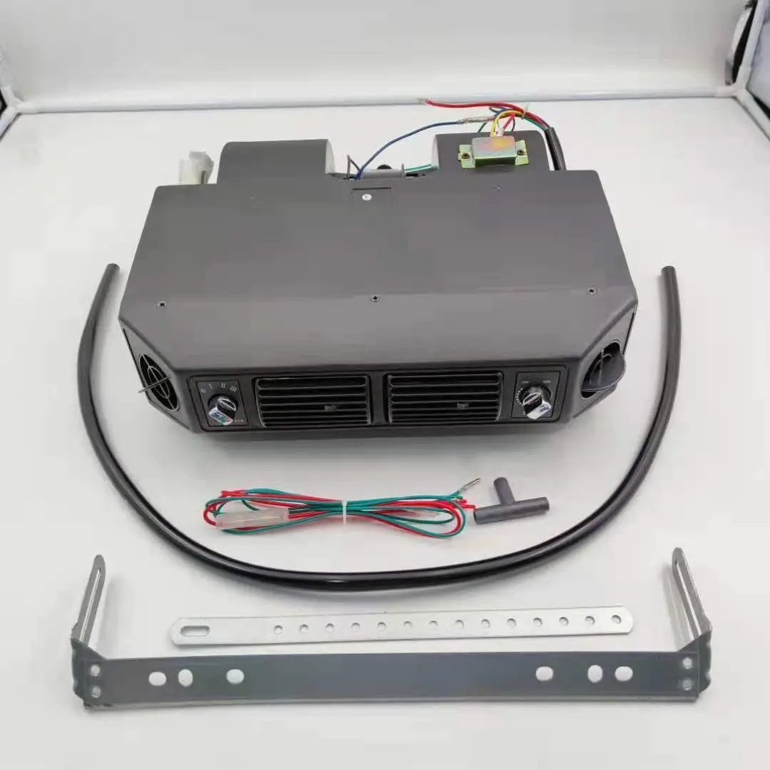 نظام مكيف هواء يعمل بالتيار المتردد التلقائي BEU-404 وحدة تبخير تحت الداش للسيارات المعدلة العتيقة 24 فولت حافلة ضاغط سبليت جديدة R134A #5