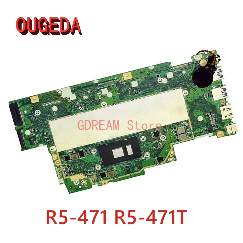 

OUGEDA P4HCJ REV 2.0 NBG7W1100P NB.G7W11.00P For ACER Aspire R5-471 R5-471T Laptop Motherboard SR2EY I5-6200U 8G RAM main board