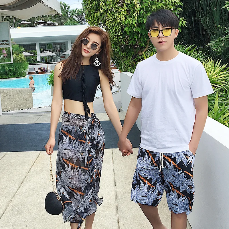 

Women's Two-Piece Swimsuit Thermal Spring Sexy Slimming Ensemble round Neck Flat Panty with Chest Pad No Steel Support