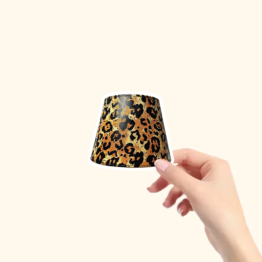 54 stuks modieuze luipaardprint stickersbundel - schattige dierenprint stickers voor laptop, hydrofles, plakboek en ambachten