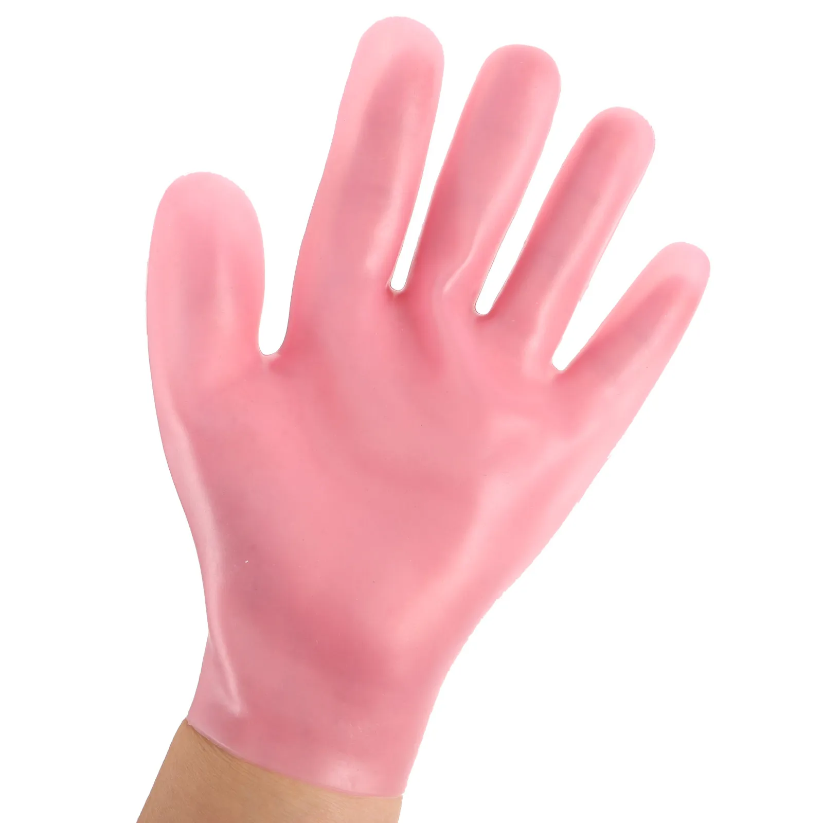 1Set Silicone Foot and Hand Masks Moisturizing Socks Gloves for Dry Cracked Feet Hands Exfoliating Reusable Spa-Like Home Care view 6