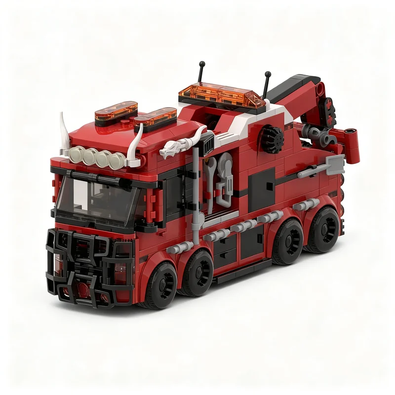523-pieces-moc-camion-de-secours-urbain-blocs-de-construction-jouet-cadeau-de-noel-exposition-diy-Education-collection