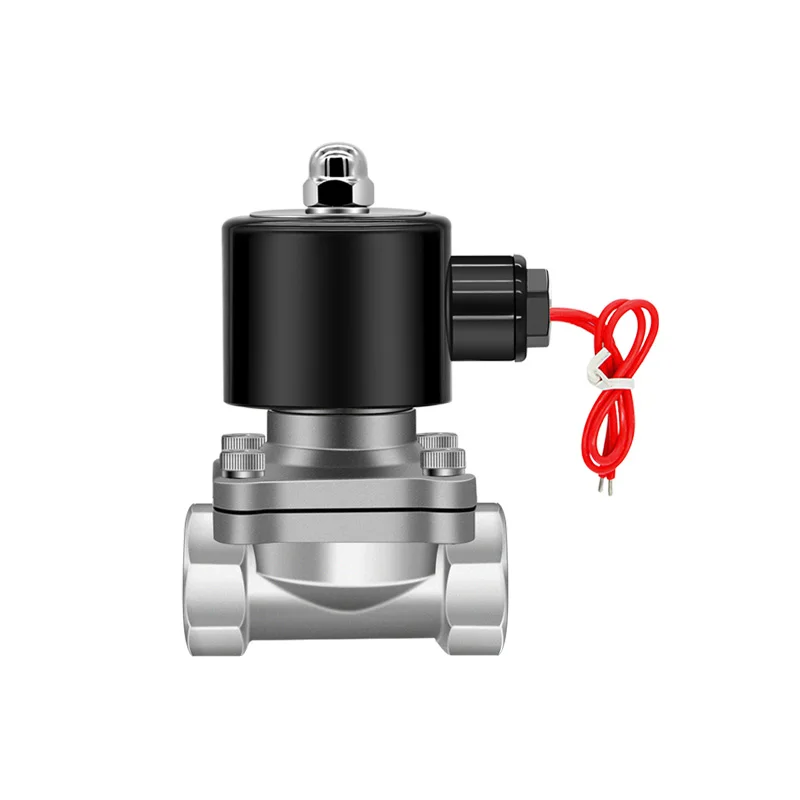 

Energy Saving 220V/24V/12V Stainless Steel Fluorine Rubber High-Temperature Electromagnetic Valve Electric Valve