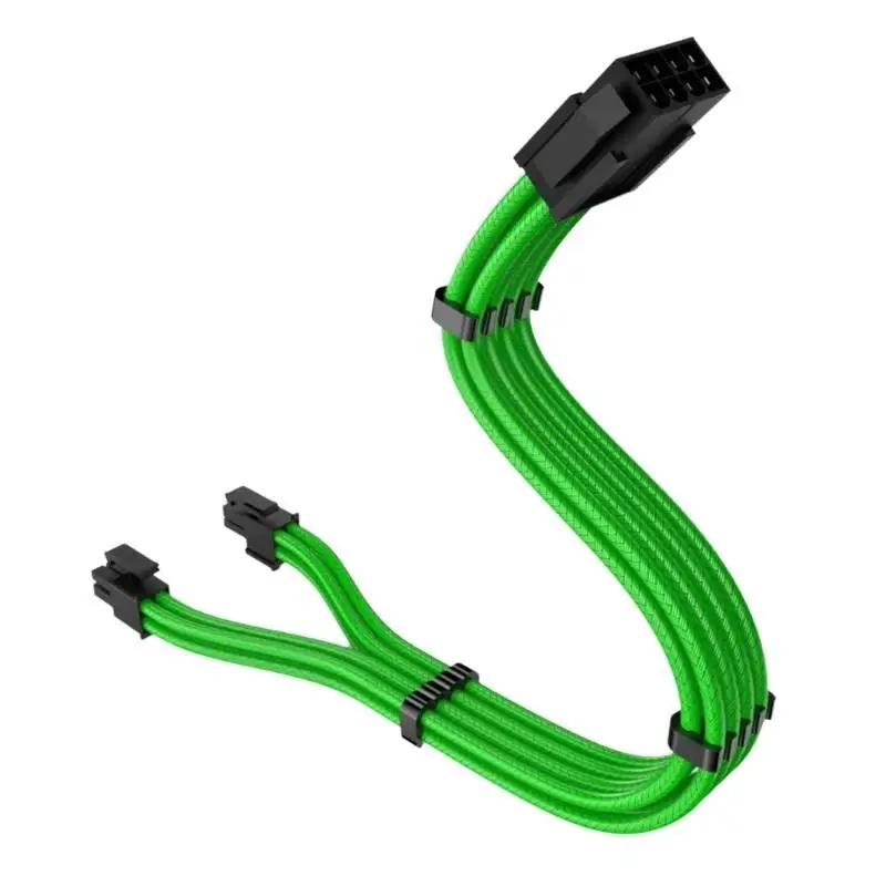 

652F CPU 8pin to 4+4pin Detachable Male to Male Extension Power Cable for PC