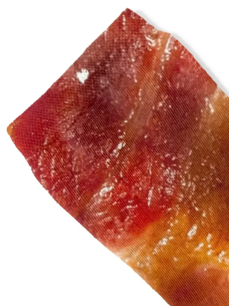 لذيذ المقرمش خلفية لحم الخنزير المقدد نمط الملمس مضحك لمحبي اللحوم HD جودة عالية متجر الجوارب عبر الإنترنت #2