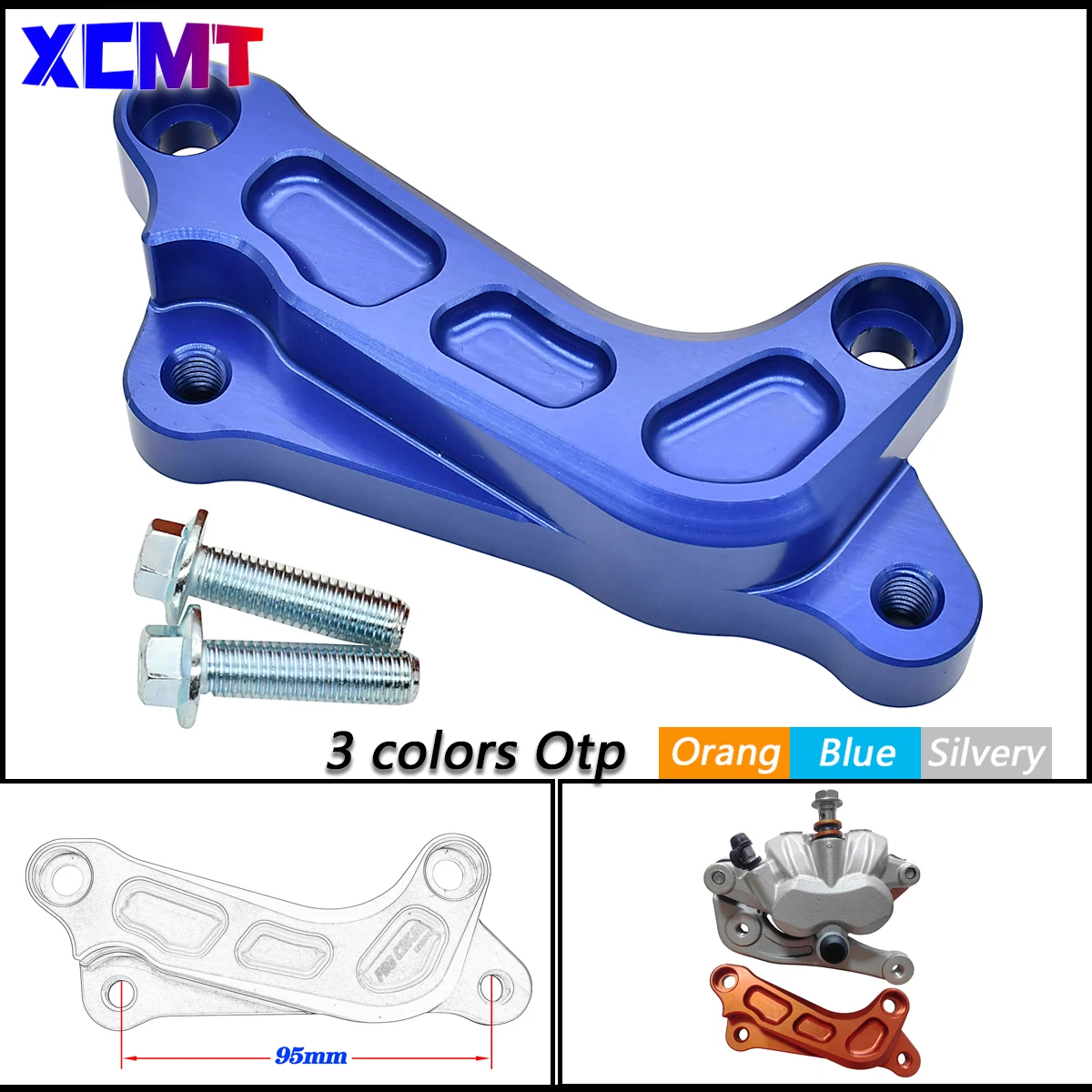 Adapter hamulca tarczowego ze stopu aluminium Uchwyt mocujący zacisk hamulca Adapter zacisku hamulca do motocykla 320 do KTM XCF XCW Husqvarna