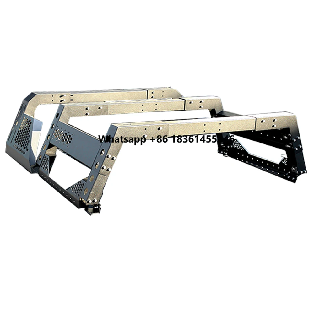 

Universal 4x4 Steel High Quality Durable Cargo Carrier Car Roof & Bed Rack for Pickup Trucks with 100kg+ Load Capacity