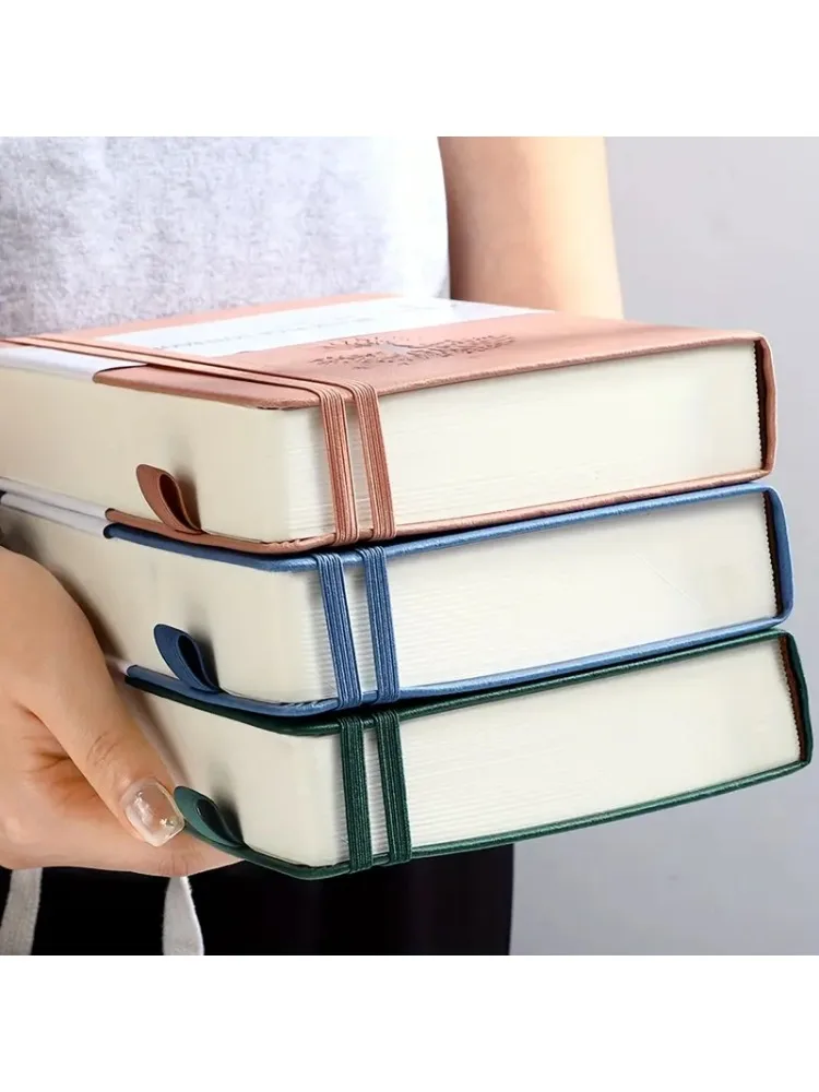 Dziennik 730 stron Bardzo gruby notes A5 z czystymi kartkami Koreańskie artykuły papiernicze Miękka okładka Notatnik Szkicownik Notesy Podkładki do pisania Biuro — zdjęcie produktu 7