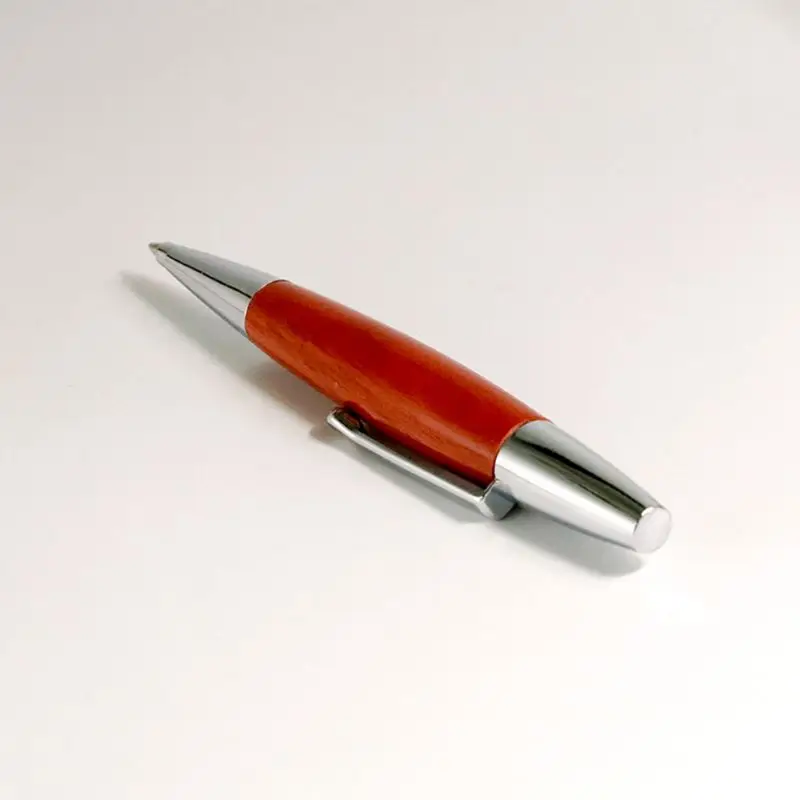 Red Silver Chessboard Twist Trim Fat Ballpoint Pen Writing Tool School Office Stationery