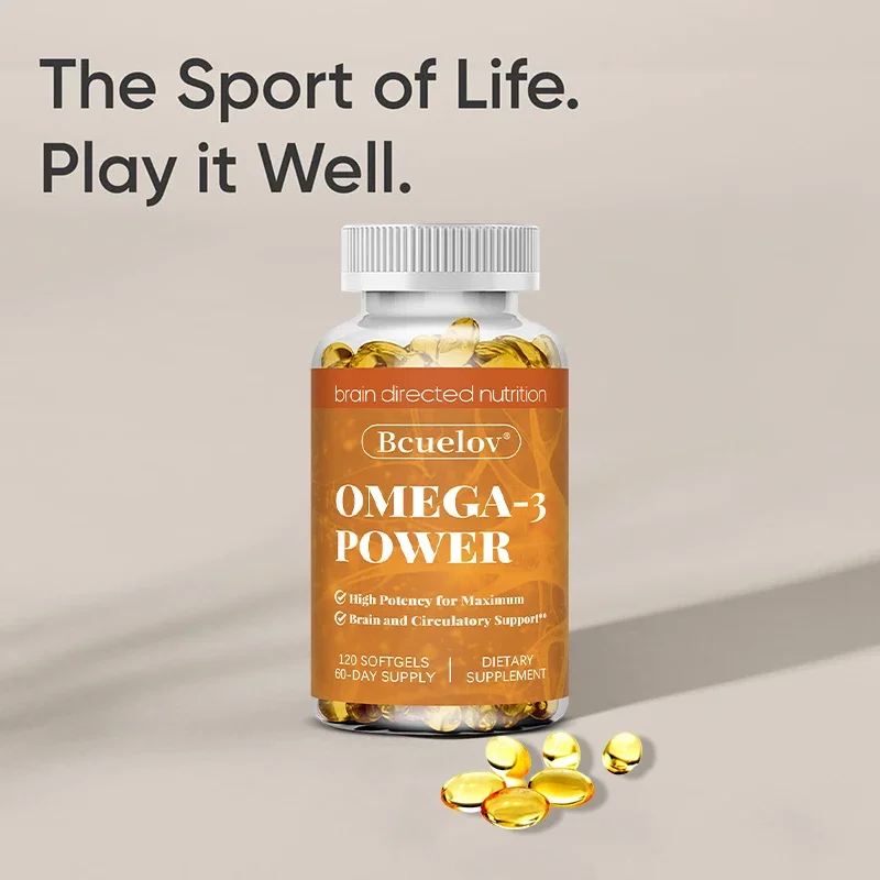 High Potency Omega-3 for Cognitive Function & Emotional Balance - EPA DHA Fish Oil
