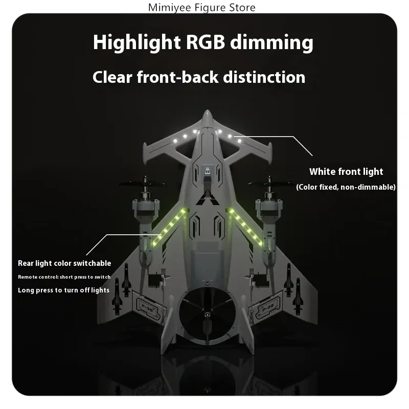 

Бесщеточный радиоуправляемый пилотажный истребитель Pinecone Forest F35 — многофункциональная восьмисторонняя трехосевая модель полета с дистанционным управлением, игрушка