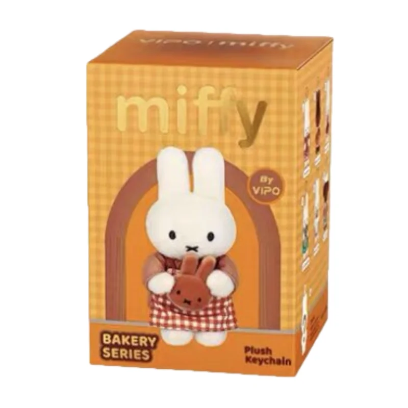 Vipo X Miffy Offizielle Bäckerei-Serie Plüsch-Schlüsselanhänger Blind Box / Charm Blind Box - Modisches Trendspielzeug Geburtstagsgeschenk für Mädchen