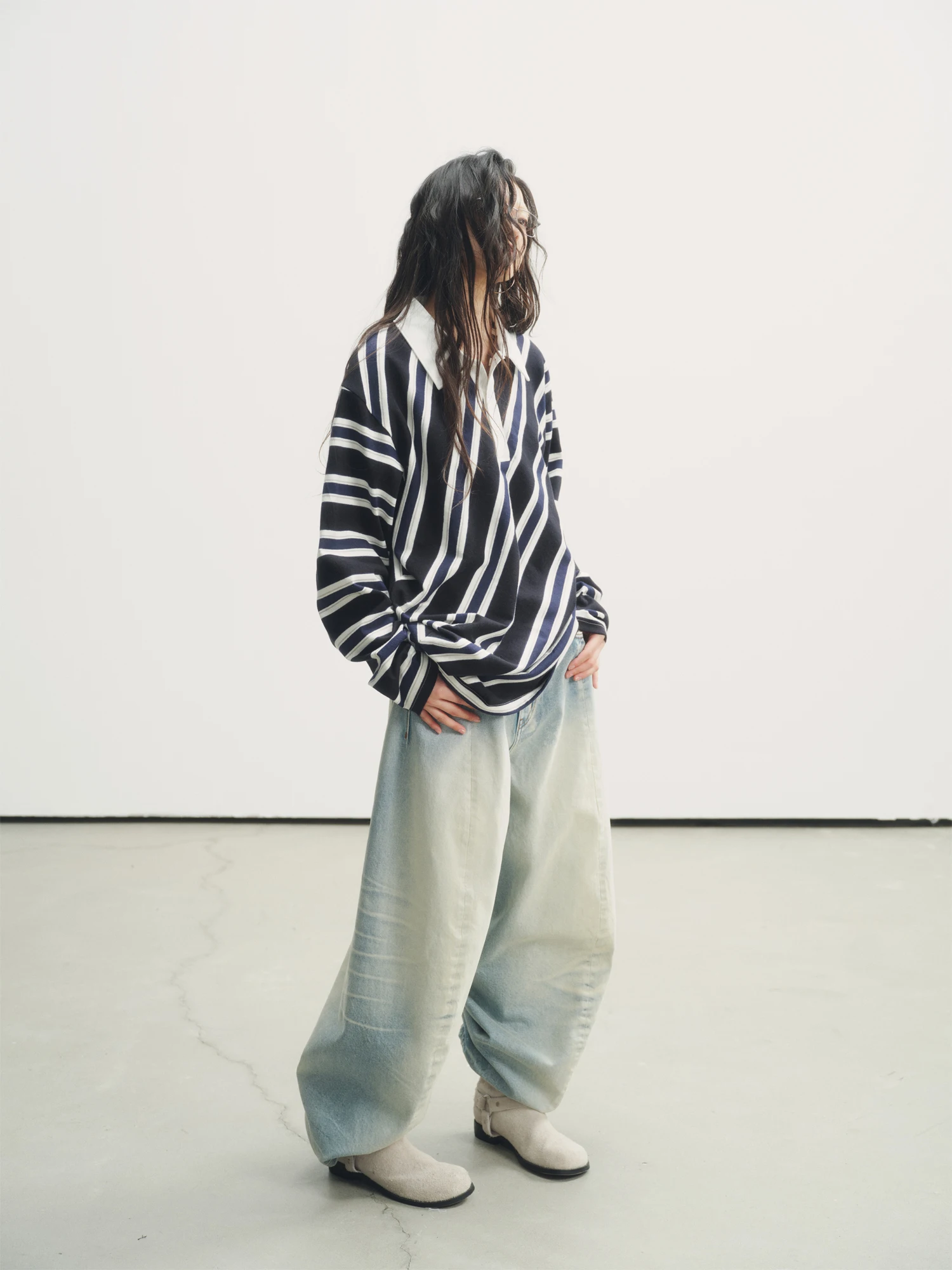 VERMO Vintage Washed Loose Jea - Tailored Trouser Wide recension och pris