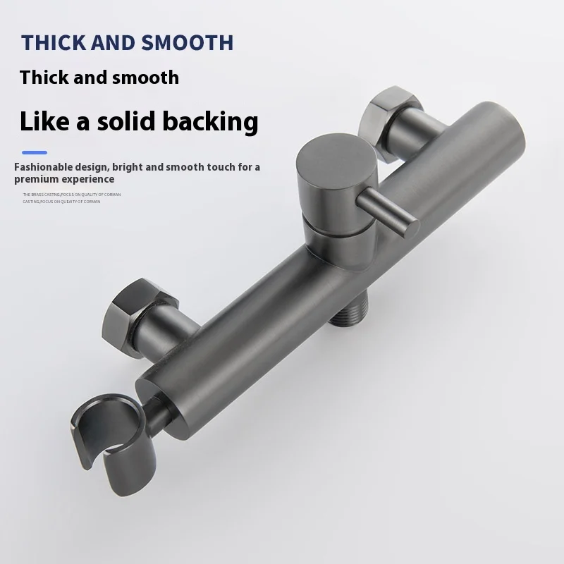 

Hot and cold spray gun companion bidet bathroom toilet high-pressure copper flushing device set