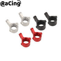 1 pair Metal Aluminum Alloy Front Axle Steering Knuckle Arm For Axial 1/18 4WD RC YETI JR AX90052 Car Upgrade Parts Accessories